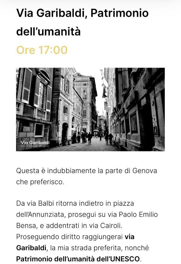 Appartamento La dimora del capitano Genova Esterno foto